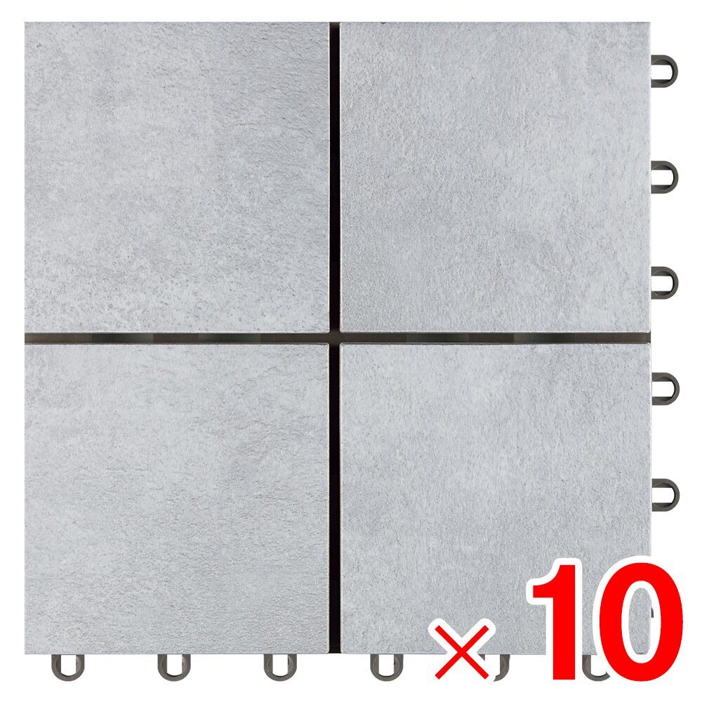 【送料無料】TOTO ユニットタイル バーセア MUシリーズ ベイクグレー AP15MU05UFJ 【10枚入り ケース販売】