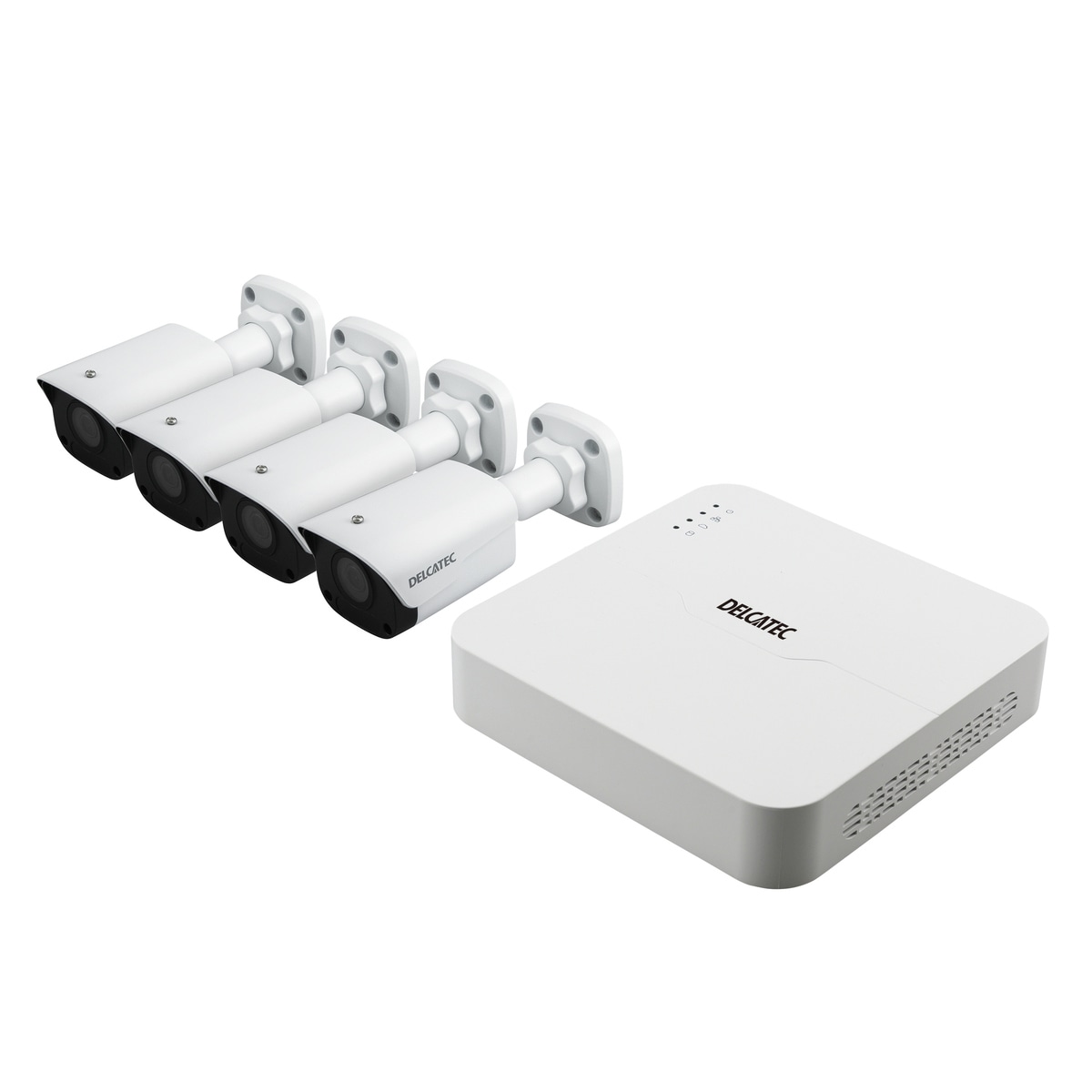 【送料無料】デルカテック ネットワークカメラ4chセット CNE3SZ41 DXアンテナ