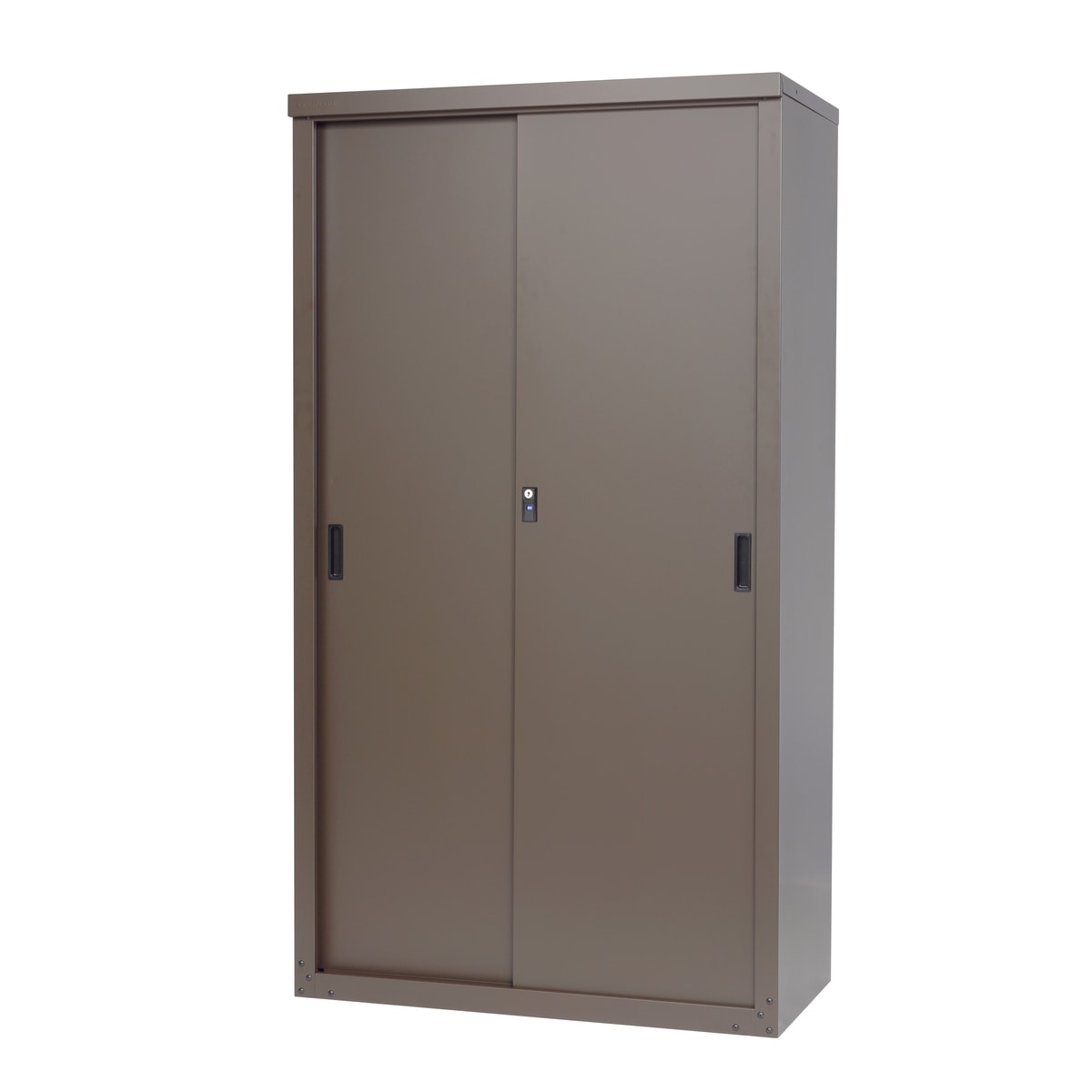 【送料無料】グリーンライフ 家庭用収納庫162 ブラウン 幅89×奥行47×高さ162cm HS-162AMBR 【メーカー直送・代引不可・置配不可】