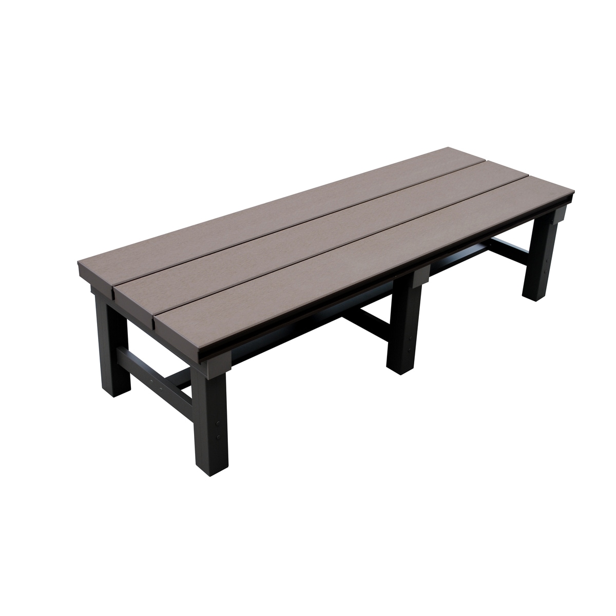 送料無料】人工木幅広縁台 幅150cm T型 1554 ブラウン アークランズ