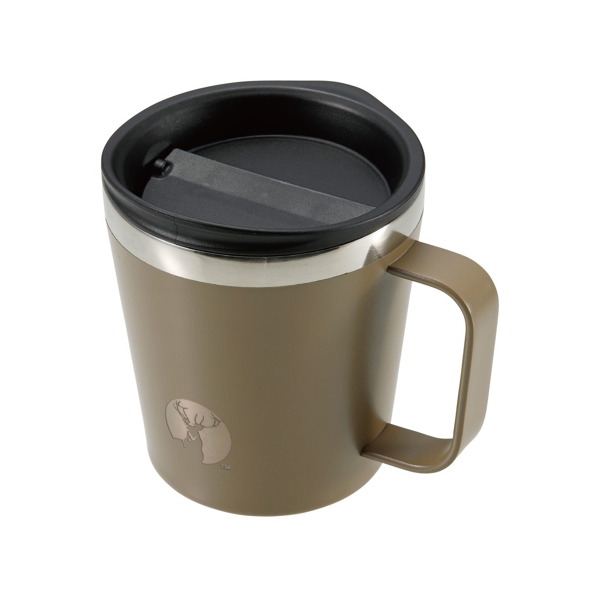 キャプテンスタッグ ヌードルインマグ450 カーキ UE-3569