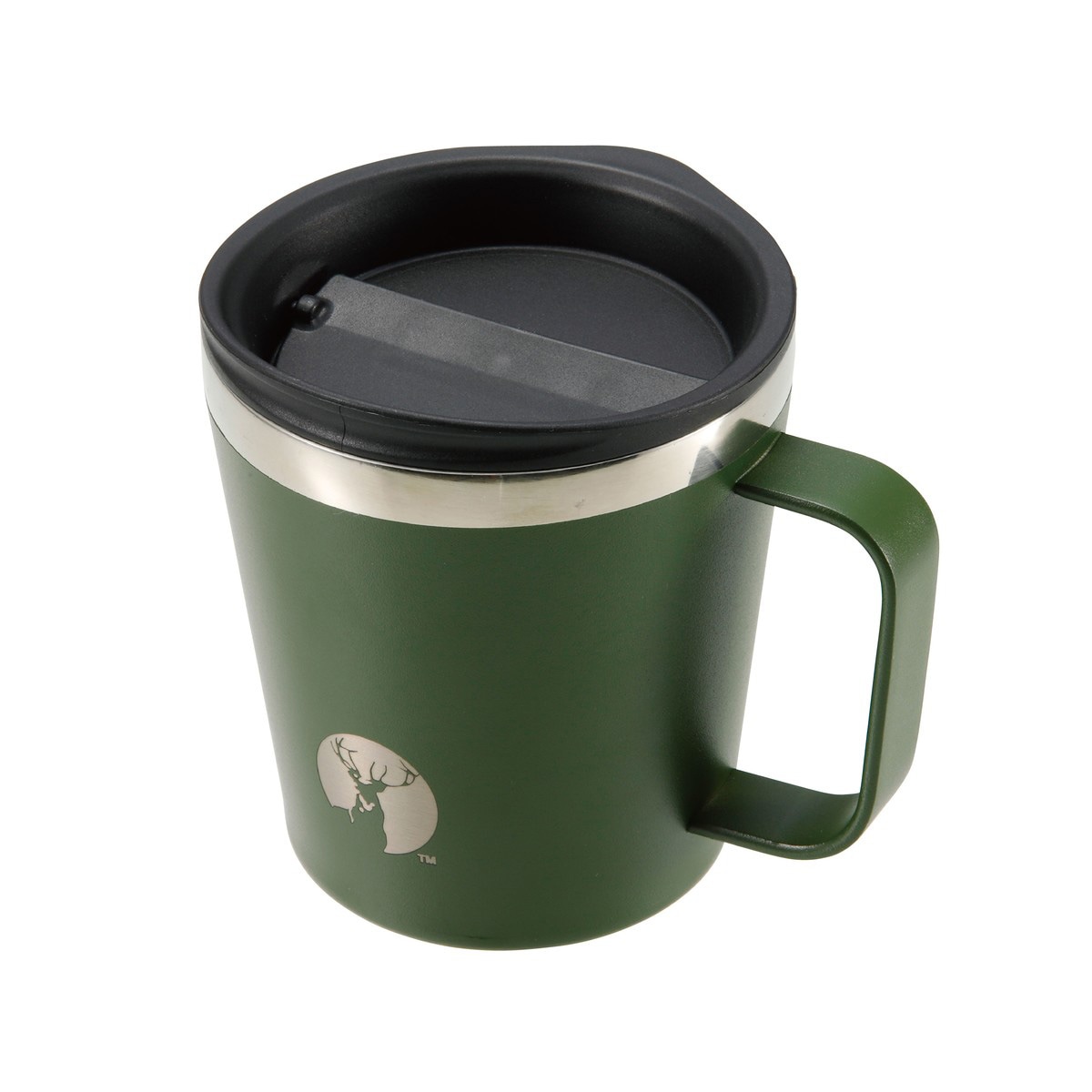 キャプテンスタッグ ヌードルインマグ450 オリーブドラブ UE-3568