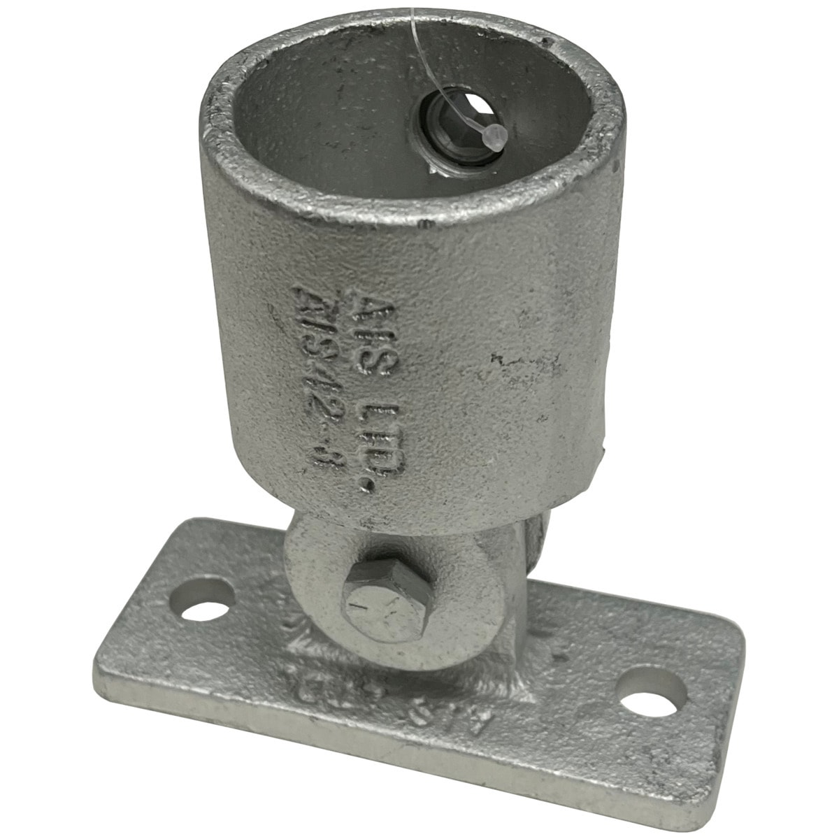 送料無料】単管パイプ 金具 自在ベース金具 AIS52-8 ×15個 ケース販売