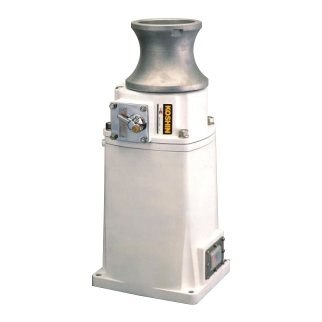 【送料無料】工進 イカール 船舶用ウインチ 立型 750W RES-7524 【大型便・時間指定不可】