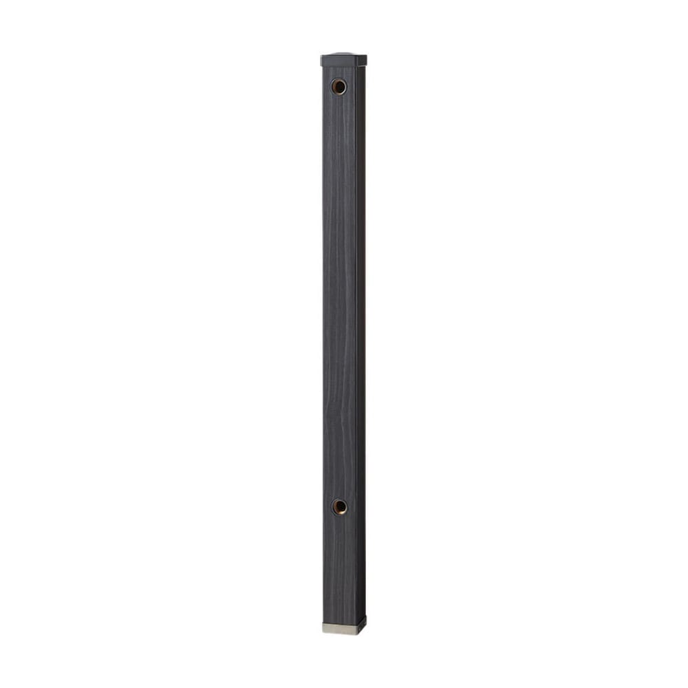【送料無料】サンエイ SANEI 全面木目調水栓柱 水栓取付2ヶ所 ダーク T803W-60X900-D