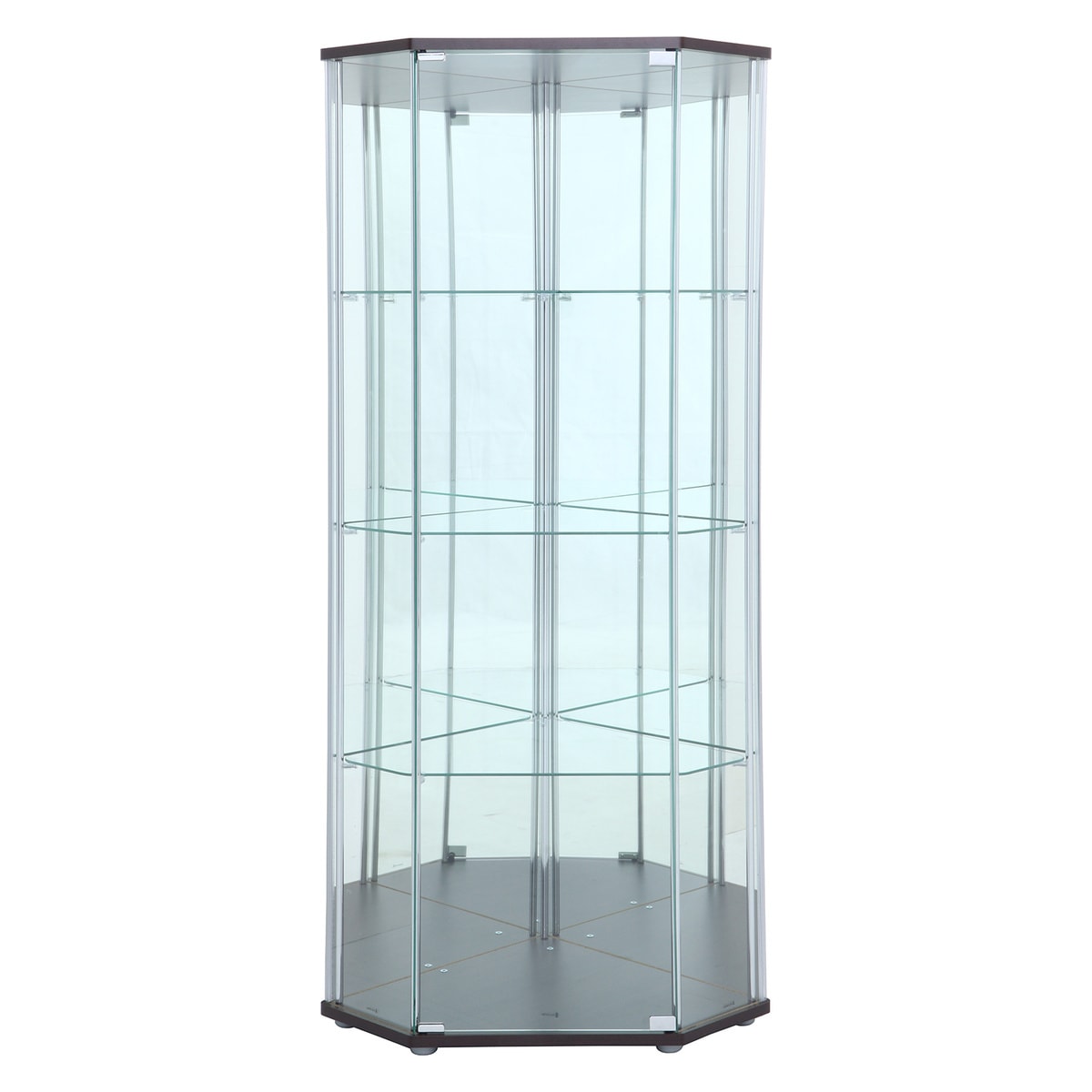 送料無料】不二貿易 ガラスコレクションケース4段 LED照明付き TMG-G21