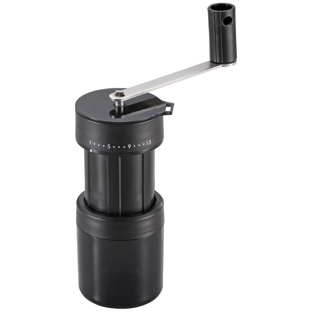 【送料無料】キャプテンスタッグ CS ポータブルコーヒーミル ポーチ付き ブラック UW-3540