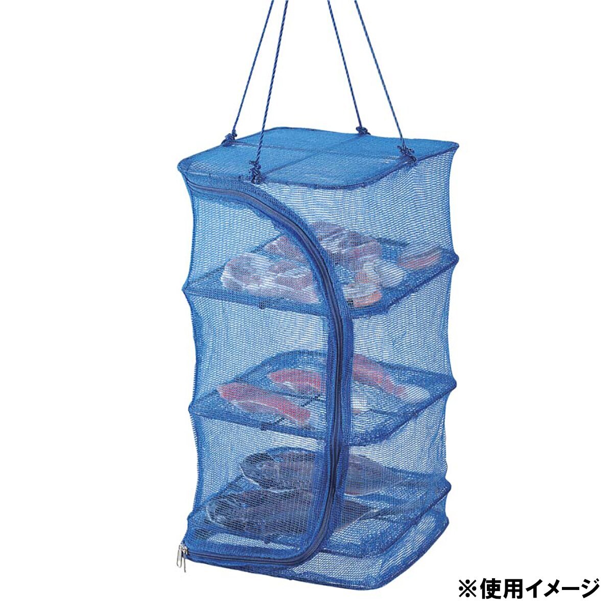 キャプテンスタッグ 燻製干しかご25×25cm M-6526