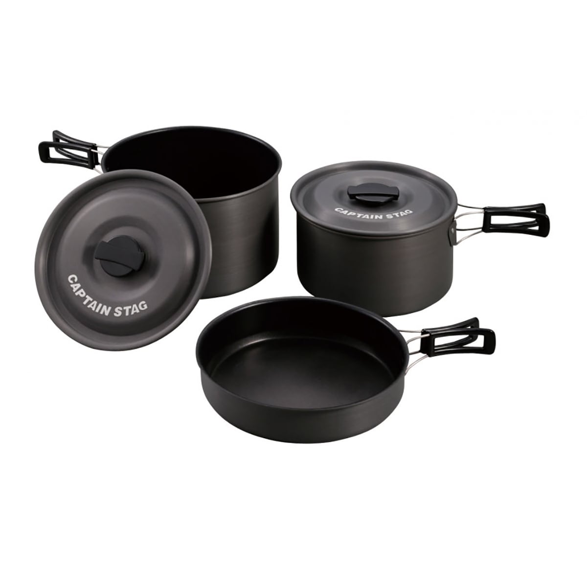 【送料無料】キャプテンスタッグ アルミクッカーLセット UH-4203