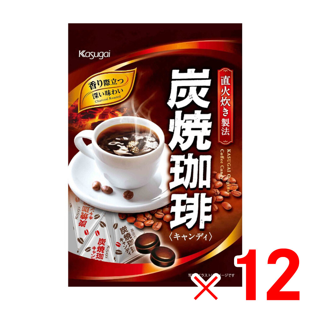 春日井製菓　炭焼珈琲 100g×12個 セット販売