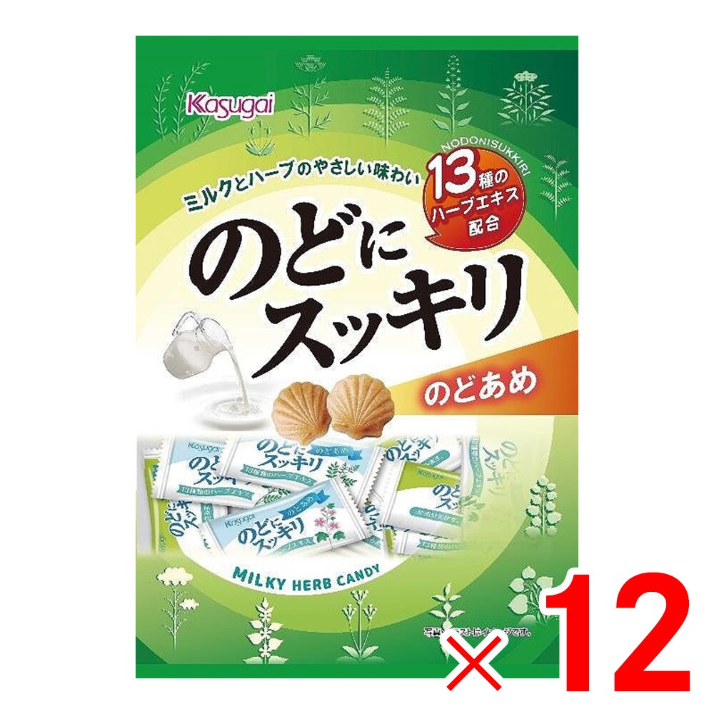 春日井製菓　のどにスッキリ 125g×12個 セット販売