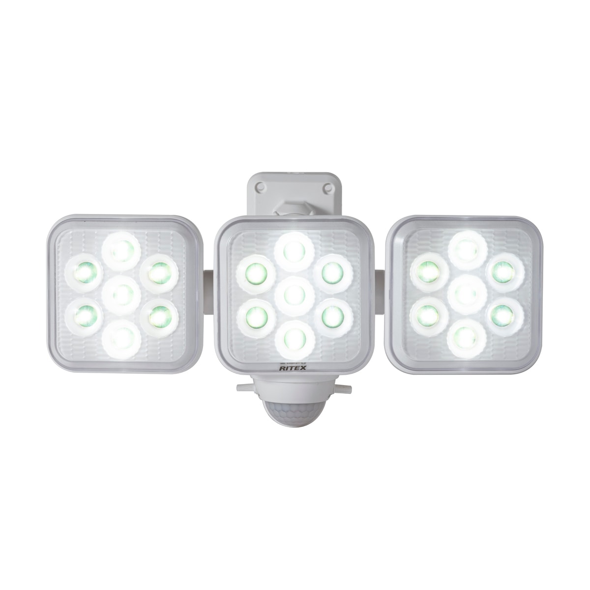 送料無料】LED乾電池センサーライト 5W×2灯 フリーアーム式 LD