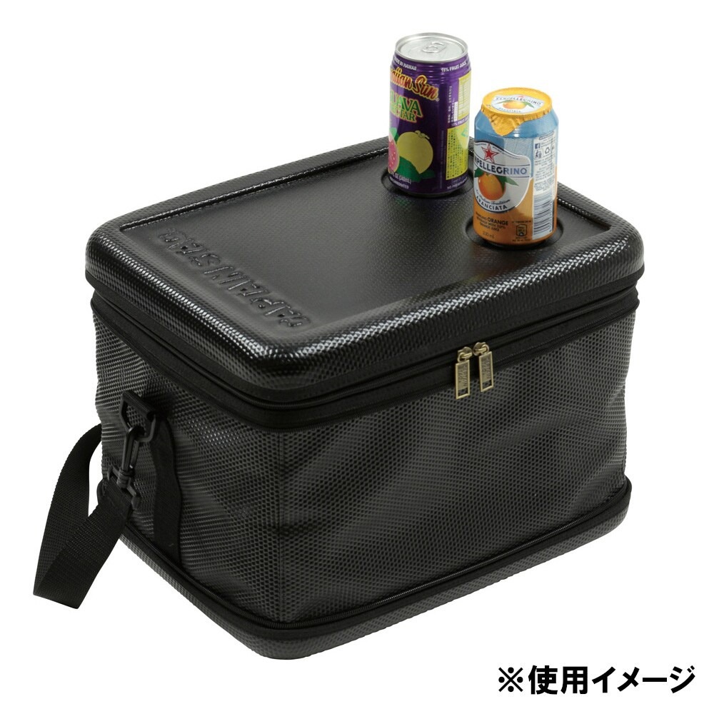 【送料無料】キャプテンスタッグ スーパーコールドクーラーバッグ12L ブラック UE-0609