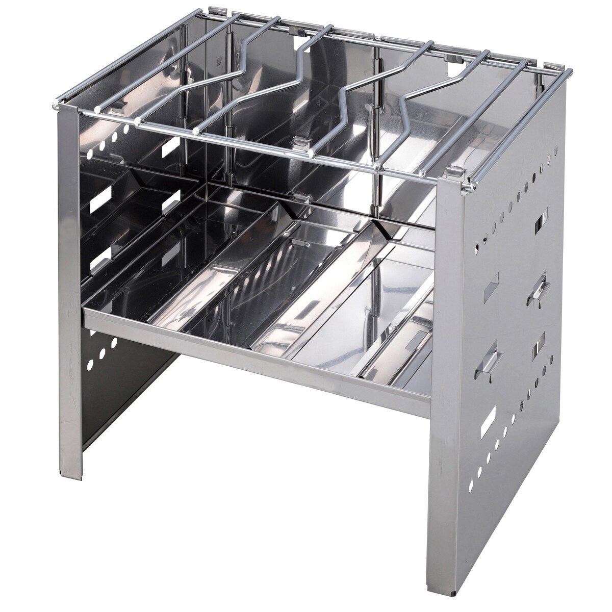 【送料無料】キャプテンスタッグ カマド スマートグリルA4型 3段階調節 UG-95