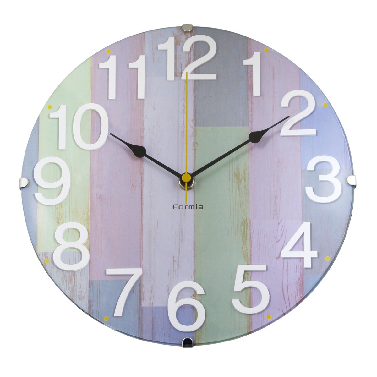 保土ヶ谷電子販売 フォルミア インテリア掛時計 HIC-001BU ブルー