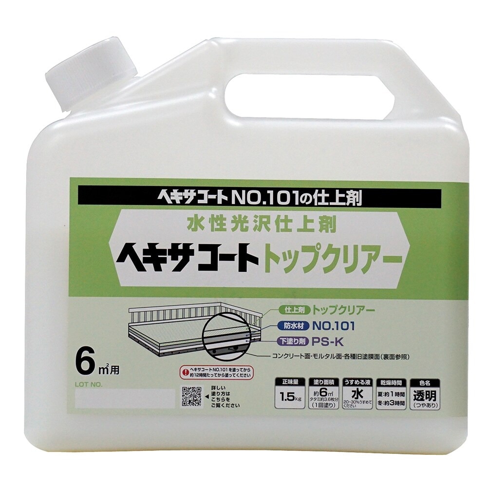 ニッペホームプロダクツ ヘキサコート トップクリアー 1.5kg 水性光沢仕上剤