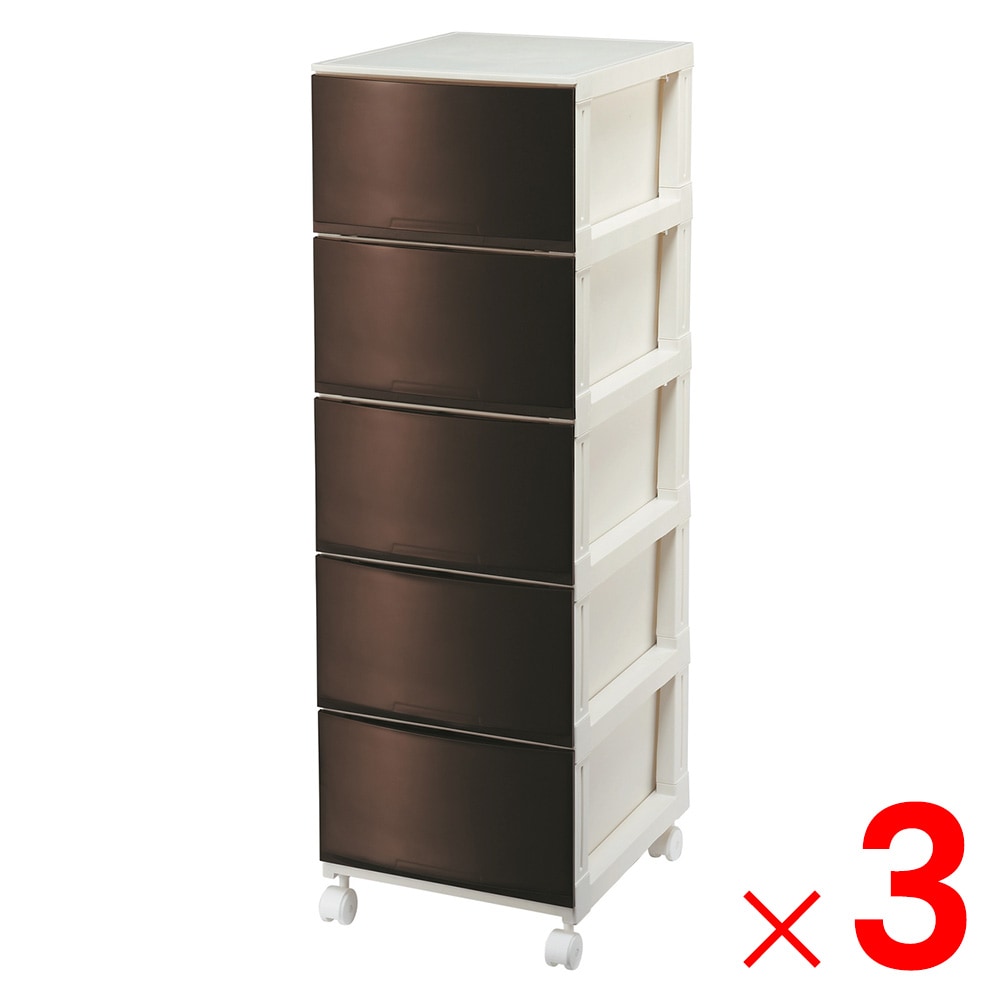 M&M カスタムパフォーマンス　木製5段収納ラック キャスター付き 送料無料】天馬 組立式木製天板ストッカー 5段キャスター付 | 収納