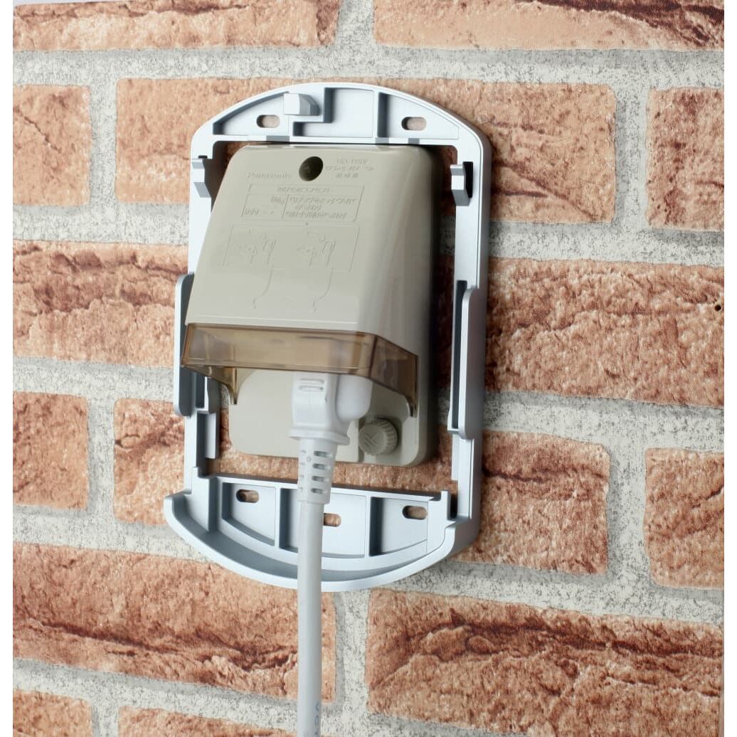 フル接地防水ダブルコンセント Panasonic(パナソニック) 防水コンセント 【通販モノタロウ】 屋外コンセント