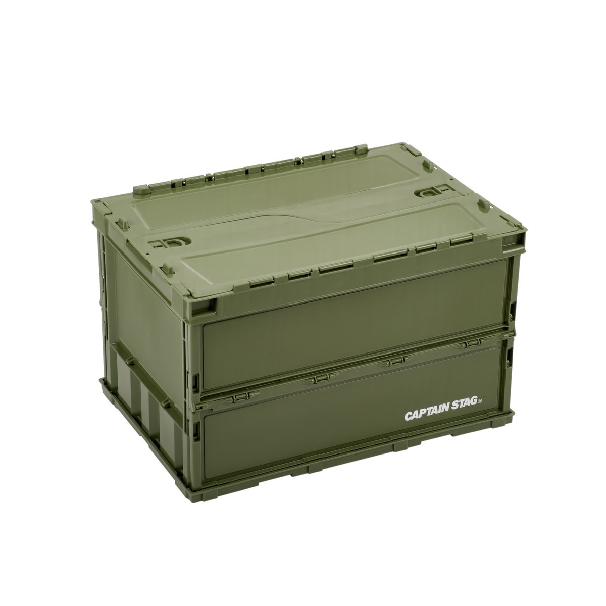 キャプテンスタッグ FDコンテナ50L オリーブ UL-1082