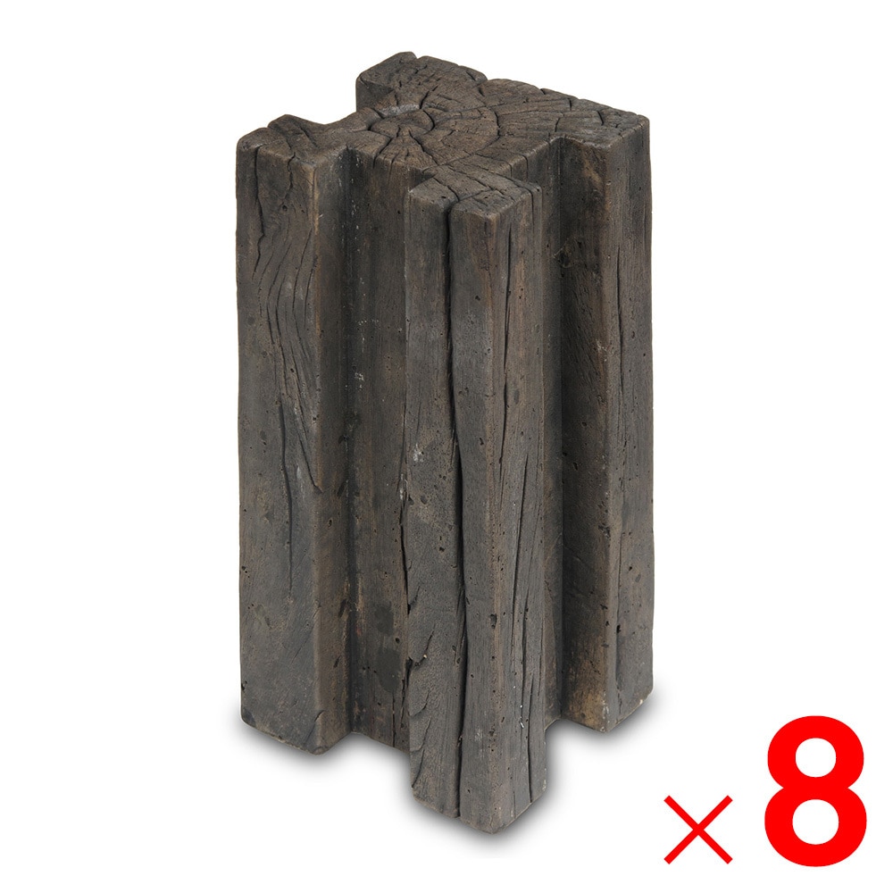 【送料無料】ネクスタイル 枕木風 支柱 スリーパーポール 120×130×H300mm ×8個 PL-30-8 【メーカー直送・代引不可・置配不可・配送地域限定】