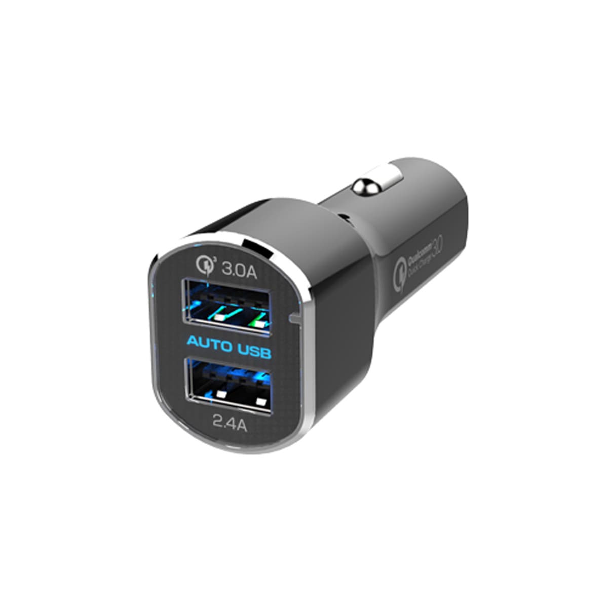 カシムラ DCリバーシブルUSB2ポート 5.4A QC3.0対応 AJ-554