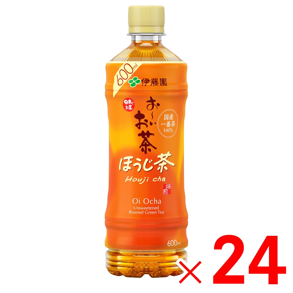 伊藤園 お～いお茶 ほうじ茶 600ml×24 ケース販売