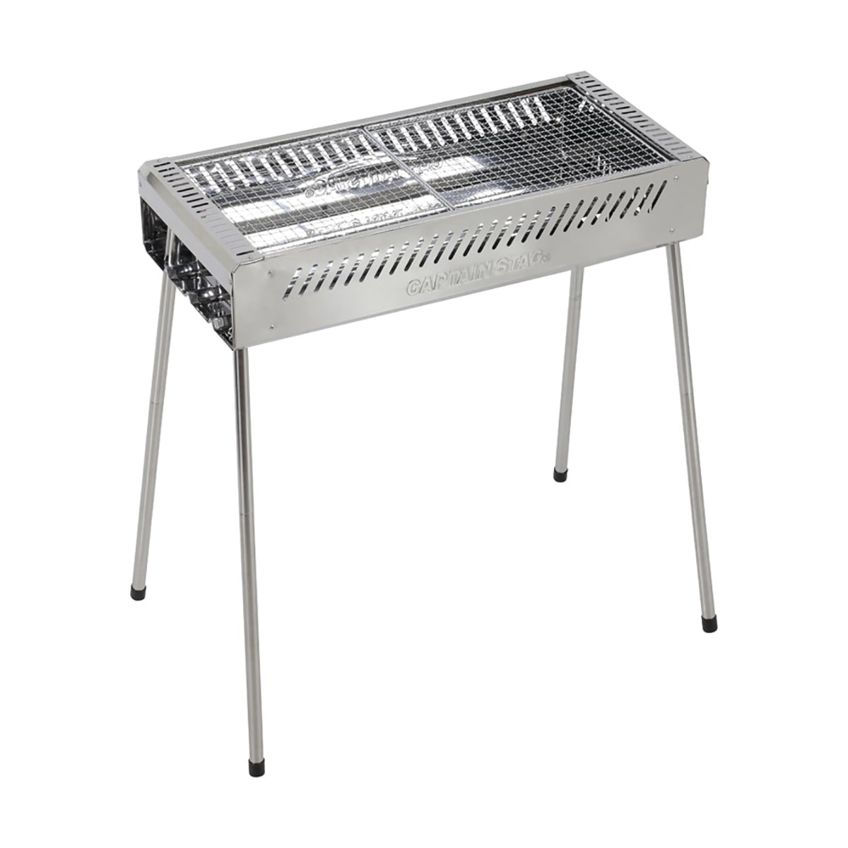 送料無料】キャプテンスタッグ BBQステンレスグリル650 UG-68