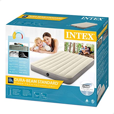 INTEX DURA-BEAM STANDARD エアーベッド ダブル ユアサプライムス.com