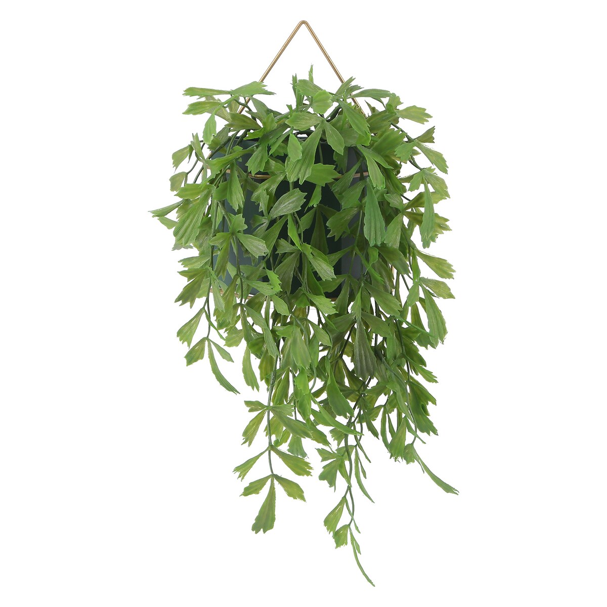 【送料無料】不二貿易 フェイクグリーン クジャクヤシ ハンギング FB-3091623 【メーカー直送・代引不可・置配不可・配送地域限定】
