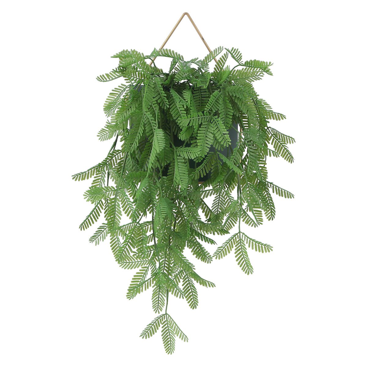 【送料無料】欠品中 次回5月上旬予定 不二貿易 フェイクグリーン ミモザ ハンギング FB-3091624 【メーカー直送・代引不可・置配不可・配送地域限定】