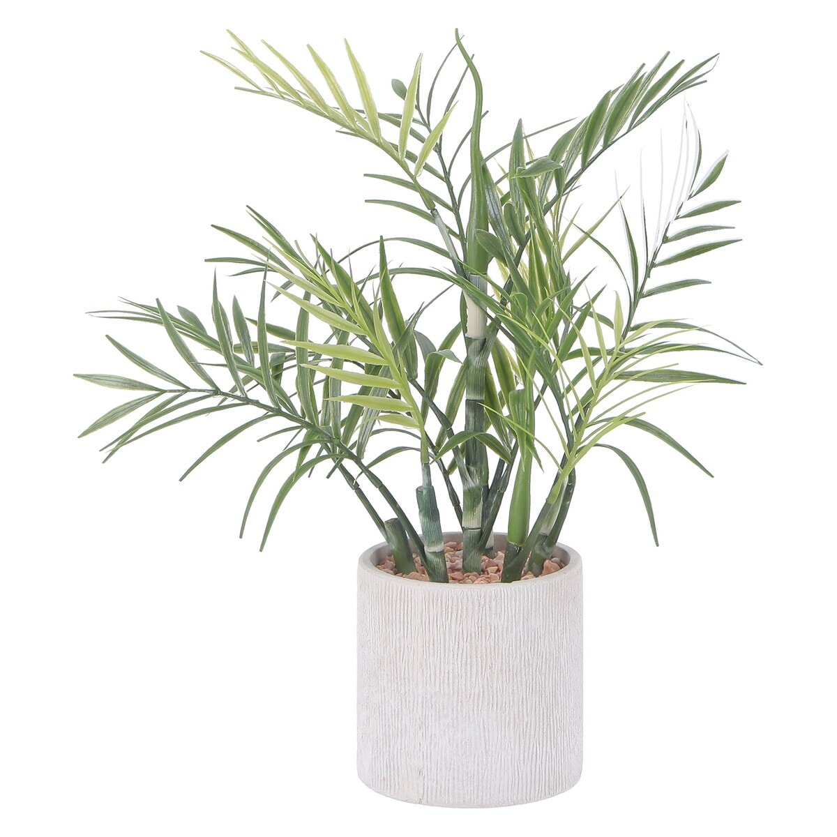 【送料無料】不二貿易 フェイクグリーン テーブルヤシ ペーパーポット FB-309193A-WT 【メーカー直送・代引不可・置配不可・配送地域限定】