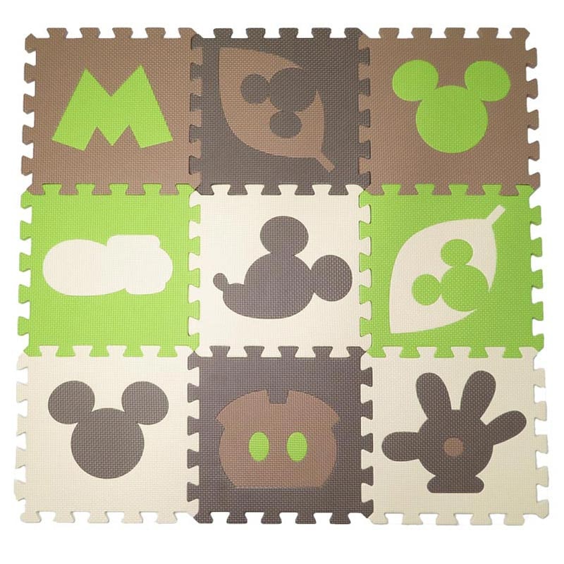 つなげるパズルマット 9枚組 ミッキーマウス ジョイントマット アークランズ