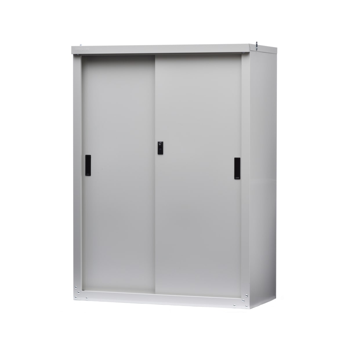 【送料無料】グリーンライフ 家庭用収納庫 幅89×高さ123cm HS-123 【メーカー直送・代引不可・置配不可】