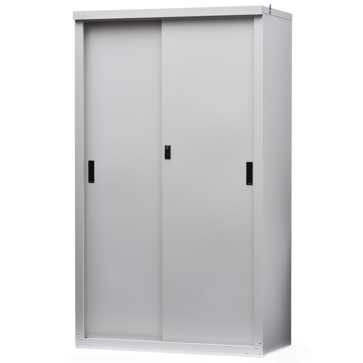 【送料無料】グリーンライフ 家庭用収納庫 幅89×高さ153cm HS-153 【メーカー直送・代引不可・置配不可】