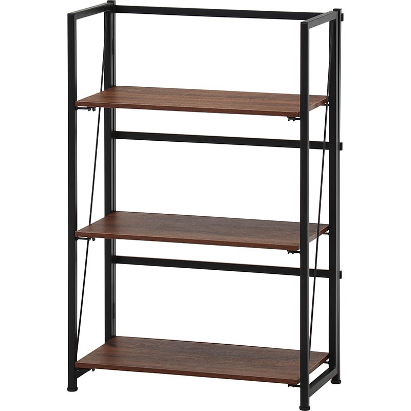 【割引あり】ルミナスノワール　111×41×178 スチールラック スチールラック 幅110cm 3段 ルミナスノワール 幅111×奥行41×高さ67.5