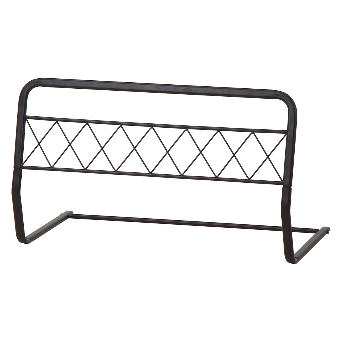 【送料無料】不二貿易 ベッドガード ジョイント式 ブラウン MH-1552 【メーカー直送・代引不可・置配不可・配送地域限定】