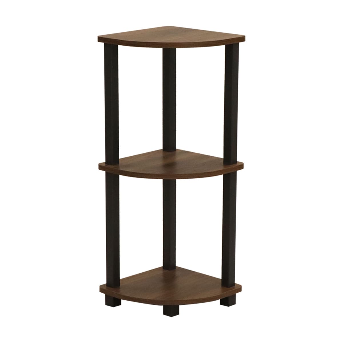 【送料無料】エイ・アイ・エス Nクイックイージーコーナー3段 ブラウン NQ-CN3 BR 【メーカー直送・代引不可・置配不可】