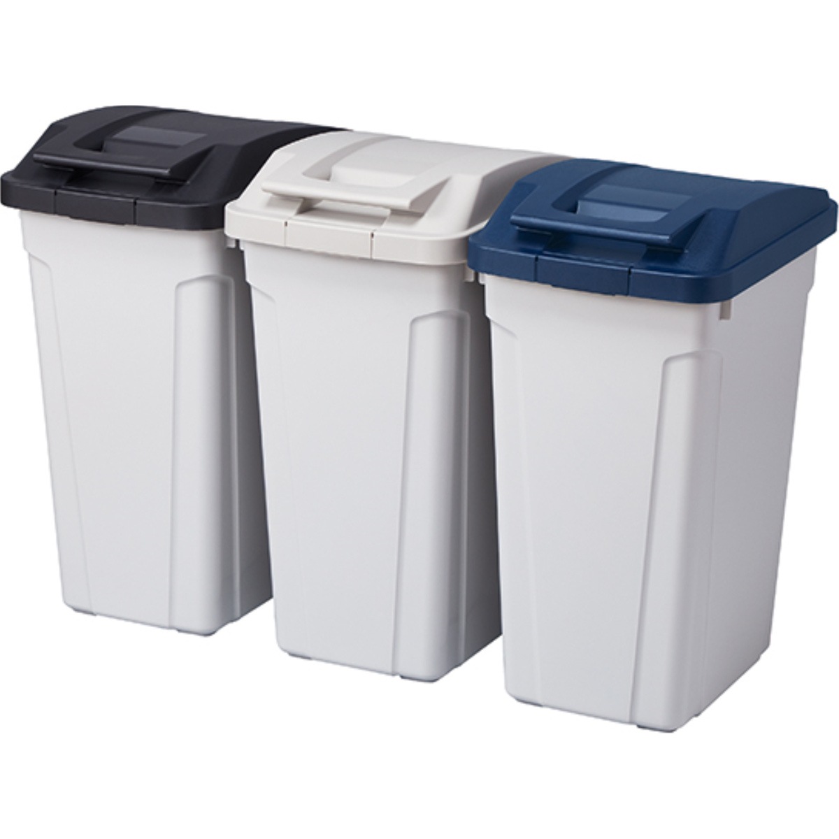 アスベル ハンドル付分別ペール 45L ブラック | 日用雑貨・生活用品