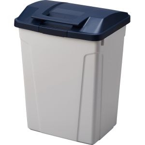 アスベル ハンドル付分別ペール 70L ブルー