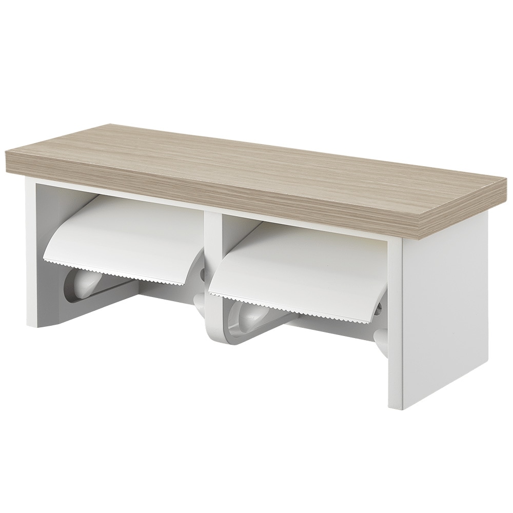 【送料無料】サンエイ SANEI ダブルペーパーホルダー棚付 W2810-320-THW