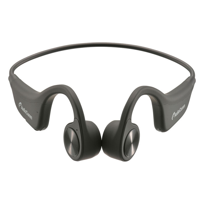 【送料無料】オーム電機 AudioComm 骨伝導イヤホン ブラック HP-BC70N