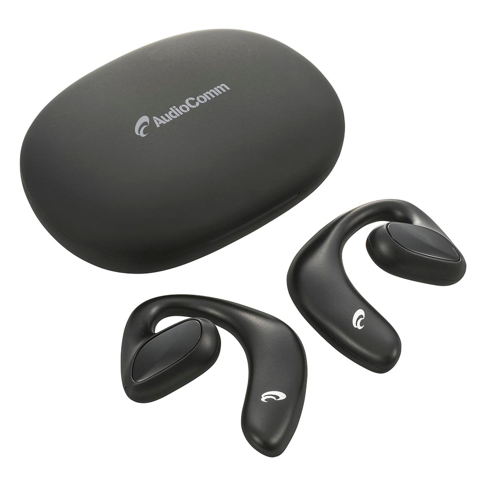 【送料無料】オーム電機 完全ワイヤレスイヤホンAIR ブラック HP-W600N