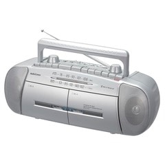 【送料無料】オーム電機 AudioComm ダブルラジオカセットレコーダー AM/FMステレオ RCS-571Z