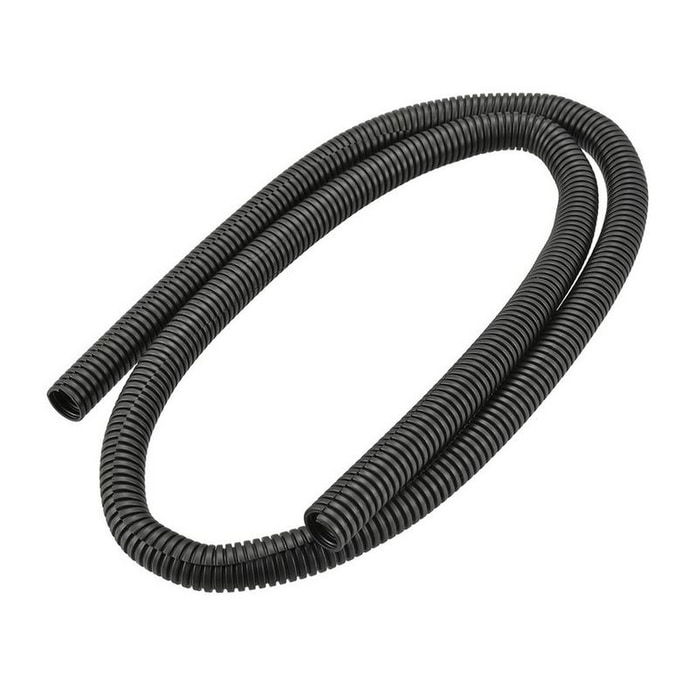 オーム電機 コルゲートチューブφ10 長さ1m 黒 DZ-CT10