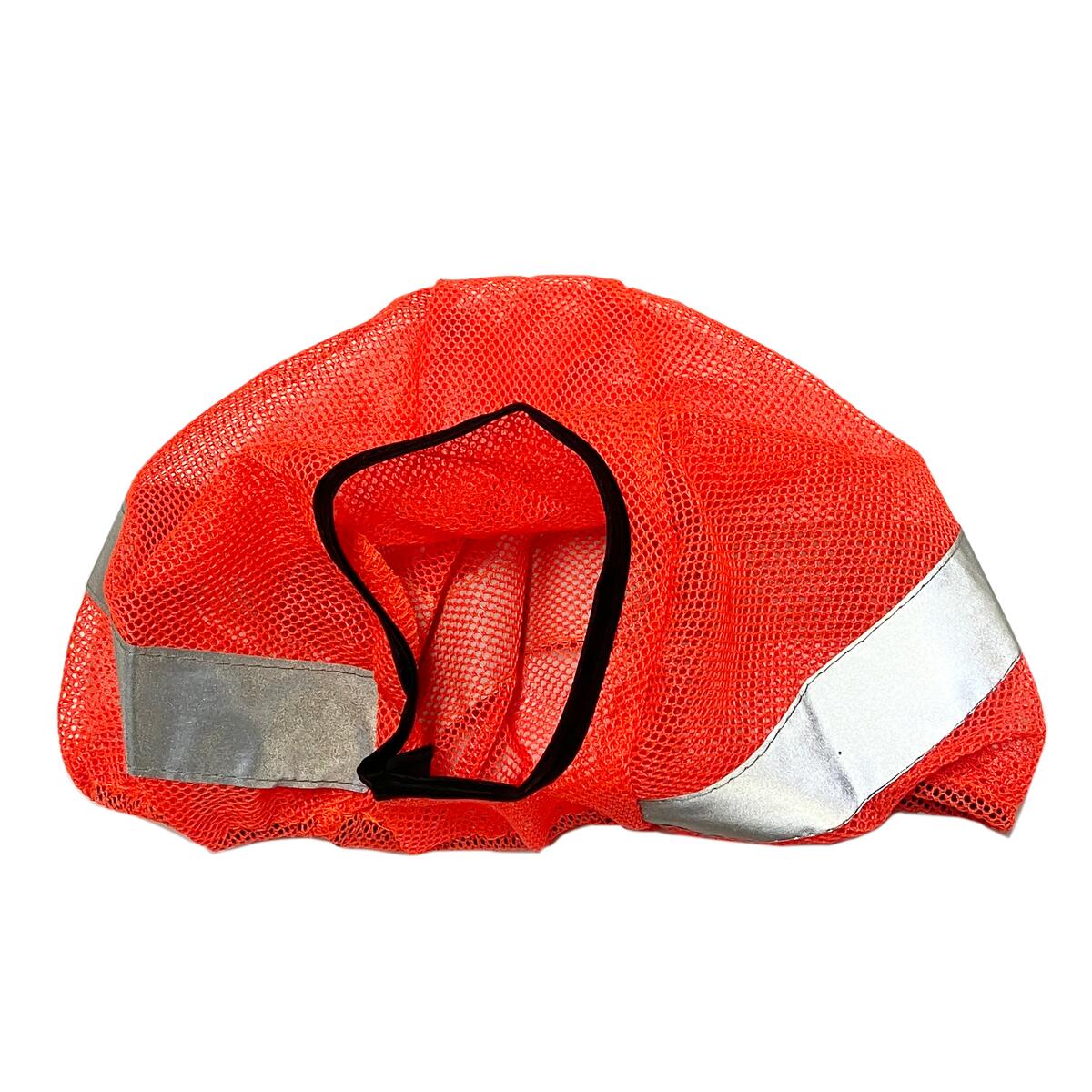 リフレクションセーフティーヘルメットカバー 蛍光オレンジ FT-OS-30