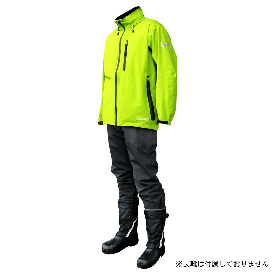 送料無料】カヴァーワーク レインウェア ストレッチ 5Lサイズ ブルー