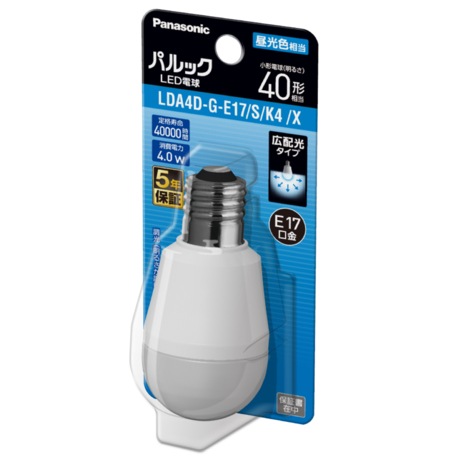 パナソニック LED電球 E17 40形 10個セット パナソニック LED電球 E17 40形 10個セット