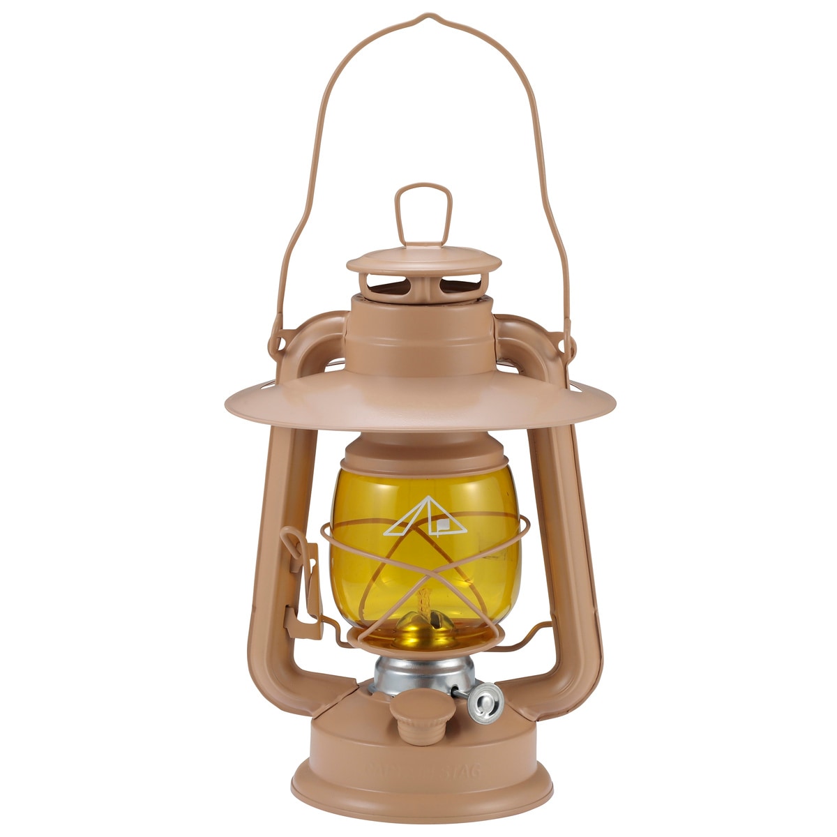 【送料無料】キャプテンスタッグ キャンプアウト オイルランタン シェードセット中 タン UK-516
