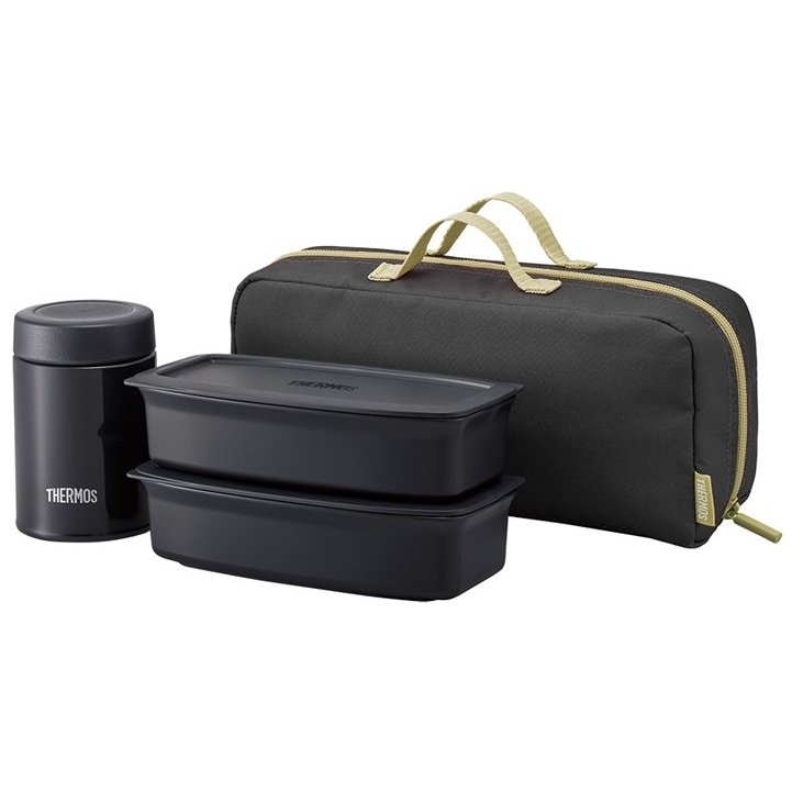 Junkfood1セット＋ブラック1本 送料無料】サーモス 真空断熱スープランチセット JEA-1001 スモーク