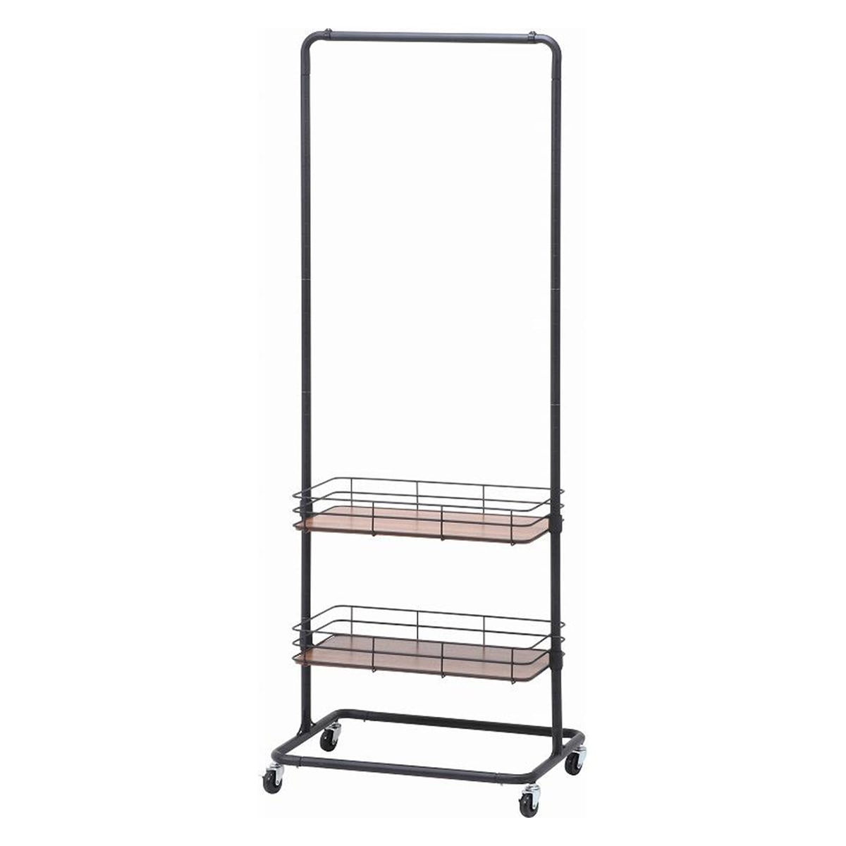 【送料無料】不二貿易 ハンガーラック ビクター BK LX-0355 【メーカー直送・代引不可・置配不可・配送地域限定】